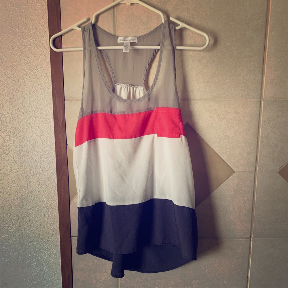 Woman’s razor back tank top